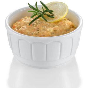 Hendi Ronde ovenschaal - porselein - thermoshockbestendig - stoot- en slijtvast - Ø100x(H)50 mm