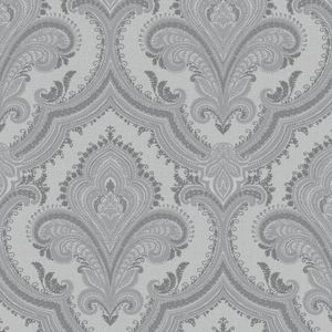 Casbah/Bs1 Damask Grey/Silver - Grijs/Zilver | 4000441520316 | Behang