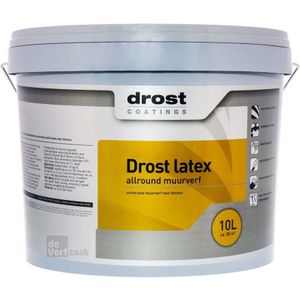 Drost Latex Allround Muurverf - 10 Liter - Wit / Kleur | 5917154008651 | Verf