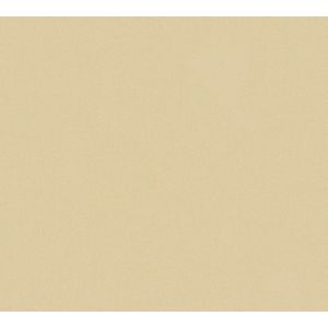 FIJN TEXTIELLOOK BEHANG | Uni - goud - A.S. Création Metropolitan Stories