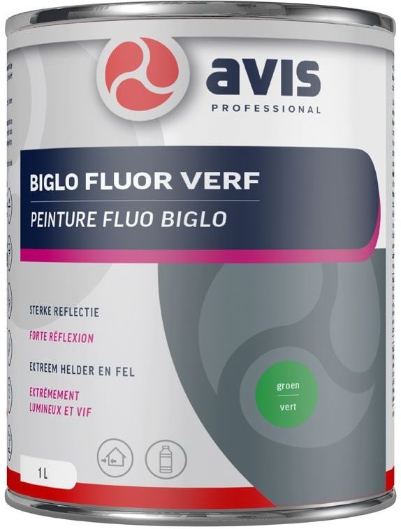 Biglo - Radiant 77 - Lak - Groen - Zijdeglans - Reflecterend