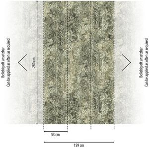 The Wall II - Groen - Floral - 393131 | 4051315604793 | Behang
