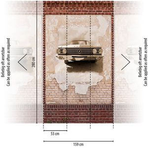 The Wall II - Bruin - Stenen Muur - 392431 | 4051315602867 | Behang