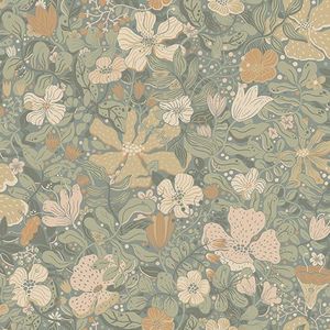 Langtan - Midsommar Grey - Grijs | 5901638009210 | Behang