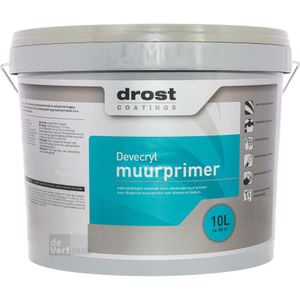 Drost Devecryl Muurprimer 5 liter - Wit | 8718836698767 | Verf