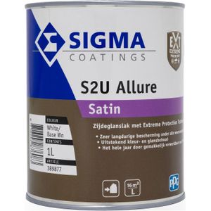 Sigma S2U Allure Satin - 0,5 Liter - Kleur | 8716242876113 | Verf