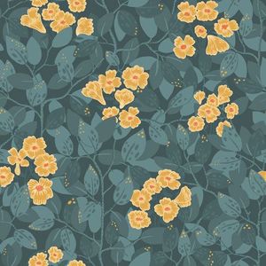 Lina - Henni - Turquoise | 5901638004826 | Behang