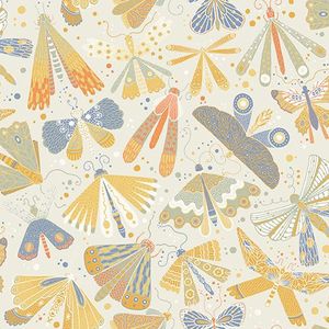 Langtan - Flyga Yellow - Geel | 5901638009241 | Behang