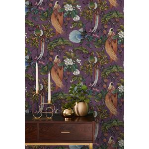Cascading Gardens - Yasuni - Plum | 5022976914001 | Behang