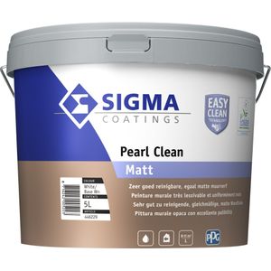 Sigma Pearl Clean Matt - 5 Liter - Kleur | 8716242005216 | Verf