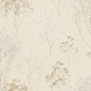Homestyle - Behangpapier - Takken - Behang - Beige - 0,53 x 10 M.