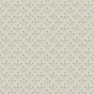 Rosenlycka - Strawberries Neutral - Groen/Rood/Wit | 5901638009579 | Behang