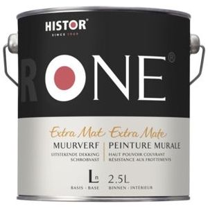 Histor Muurverf Extra Mat - 2,5 Liter - Wit / Kleur | 8716242560852 | Verf