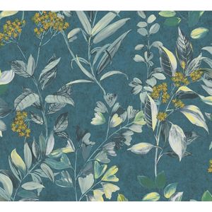 Architects Paper - Arcade 391713 - Vliesbehang - Kleurrijk Petrol Geel Turquoise Groen - 10,05 m x 0,53 m