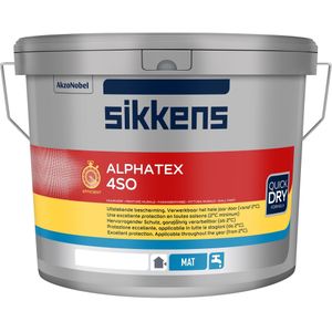 Sikkens Alphatex 4SO - 10 Liter - Wit / Kleur | 8711115378312 | Verf