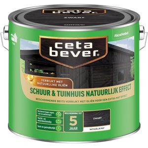 Cetabever - Beits Schuur en Tuinhuis - Zwart - Natuurlijk Effect Mat
