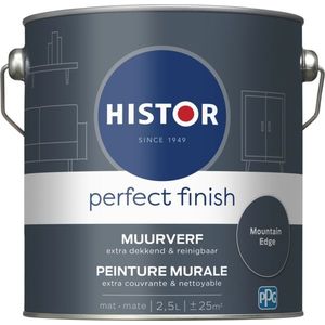Histor Perfect Finish Muurverf Mat - Mountain Edge - 2,5 liter | 8716242966906 | Histor Muurverf