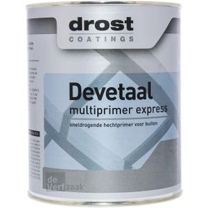 Drost Devetaal Multiprimer Express Inhoud: 0,25 liter, Kleur: Licht | 8718836690525 | Verf