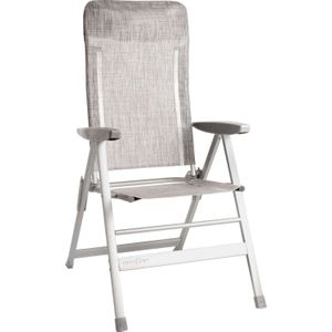 Brunner inklapbare stoel met vier poten en verstelbare rugleuning Skye grijs