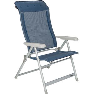 Berger - Luxus Klapstoel - Grijs - Aluminium - Ergonomische Rugleuning
