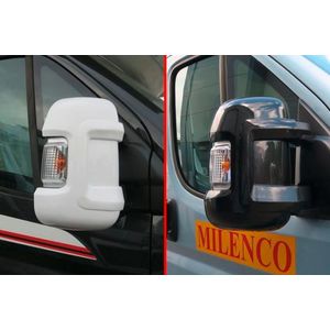 Milenco Spiegelbeschermer voor Fiat Ducato, Peugeot Boxer en Citroen Relay 2 stuks Zwart
