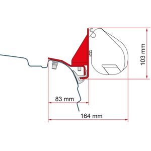 Fiamma luifel adapter kit Multirail VW T5/T6