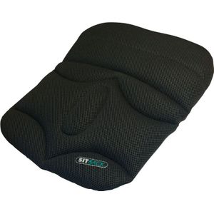Sitback Basic klein autostoelkussen 31,5 x 42 cm 3D Zwart