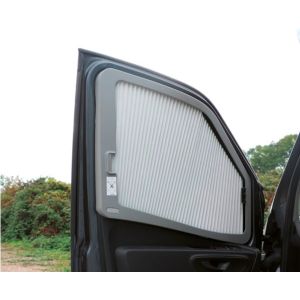 Remis frontverduistering REMIfront III Mercedes Sprinter 2006 - 2018 / links / frame grijs / geplooid lichtgrijs