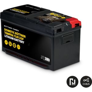 Dometic Büttner lithium-accu Tempra TLB120F 12 V / 120 Ah met geïntegreerde verwarming