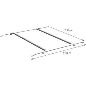 Thule Roof Rails Deluxe dwarsstang voor dakrails zilver