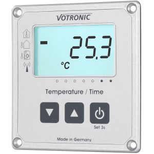 Votronic LCD thermometer / klok S met externe sensor