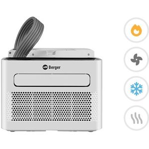 Berger Arktar 5000 Pro mobiele split airconditioner met verwarmingsfunctie 5.000 BTU 1.465W/560W