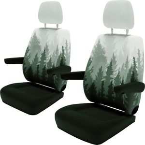 Drive Dressy Stoelbekleding Set VW T6/T6.1 California (vanaf 2015) Ocean/Coast/Beach Stoelbekleding Set Voorstoelen