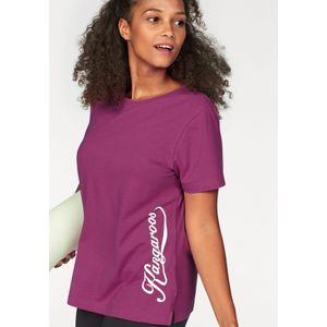 KangaROOS T-Shirt, Kurzarm, figurumspielend, unifarben, Rundhalsausschnitt, casual