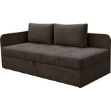 alina Schlafsofa "Marla", inkl. Stauraum & 2 Rückenkissen, Armlehne wahlweise links oder rechts