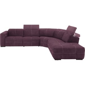 Egoitaliano Ecksofa "Sauvanne", wahlweise mit elektrischer Relaxfunktion, Kopfteilverstellung