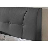 Home affaire Boxspringbett "Calloway", inkl. Topper, XXL-Ausführung, in 4 Farben, 5 Breiten, 3 Matratzenarten