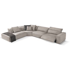 Egoitaliano Ecksofa "Beverly, extravangantes Designsofa mit erstklassigem Sitzkomfort", wahlweise mit elektrischer Relaxfunktion, Kopfteilverstellung