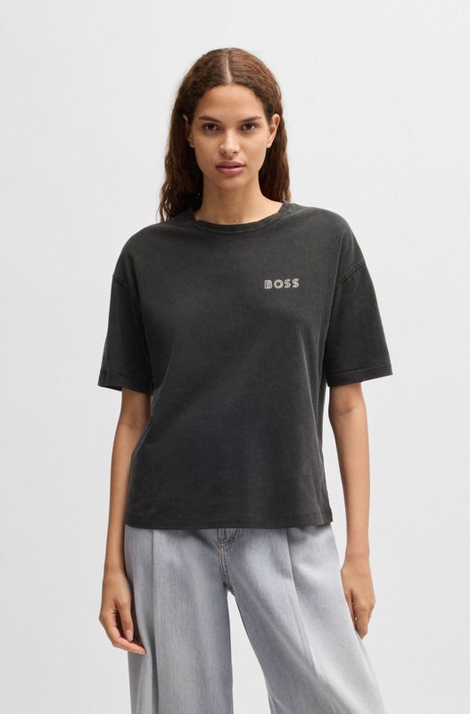 BOSS ORANGE T-Shirt "Fardin Premium Damenmode", mit seasonal Artwork