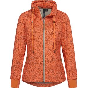 LPO Softshelljacke "SHELBY PEAK IV Women", leichte Softshelljacke mit All-Over-Print und abnehmbarer Kapuze