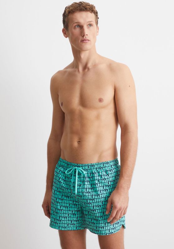 Marc OPolo Badeshorts "Mini Geo Print", mit trendigem Allover-Print