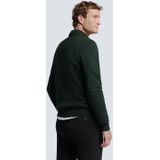 NO EXCESS Rundhalspullover "No Excess Pullover mit halbem Reißverschluss"