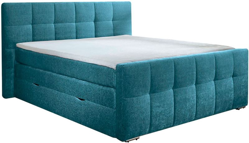 Places of Style Boxspringbett "Rosà", H3/H3, H3/H4, H4/H4 möglich