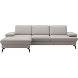sit&more Ecksofa "Morris L-Form, inkl. Sitztiefenverstellung", wahlweise mit Armteilverstellung, Bettfunktion & Bettkasten