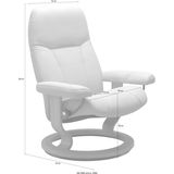 Stressless Relaxsessel "Consul", mit Classic Base, Größe S, Gestell Braun