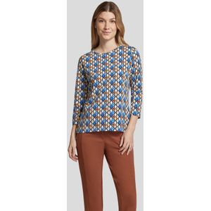 Rabe Print-Shirt "Rabe Geometrisch gemustertes Shirt mit 3/4-Ärmeln"