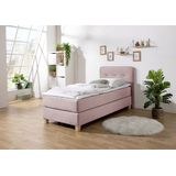 Home affaire Boxspringbett "Fargo", inkl. Topper, in 3 Matratzenarten, in Samt- oder Strukturstoff