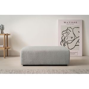 andas Hocker "BAKELS, Polsterhocker in Cord oder Boucle-Stoff", zur Serie BAKELS, Hocker stellbar zum Schlafsofa (Krokodilverbinder)