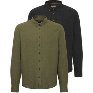 Blend Langarmhemd "Langarmhemd BHShirt 2-Pack"