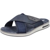 Rieker Pantolette, Sommerschuh, Strandschuh, Schlappen, Hausschuh mit Klettverschluss
